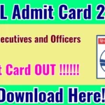 HPCL Admit Card 2025 for Junior Executive & Officer