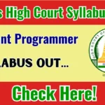 Madras High Court Assistant Programmer Syllabus 2025 PDF