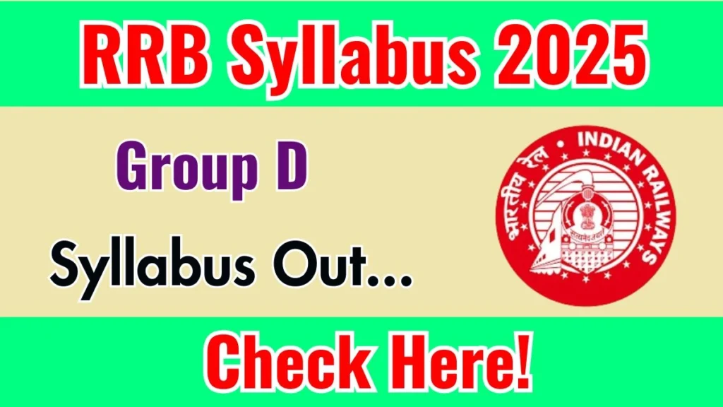 RRB Group D Syllabus 2025 - Exam Pattern & Process