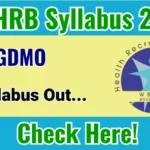 WBHRB GDMO 2025 Syllabus PDF Download